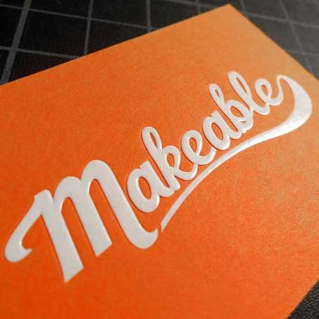 Embossed Printing Calling Cards