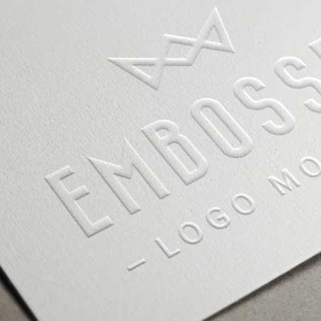 Embossed Printing Business Cards